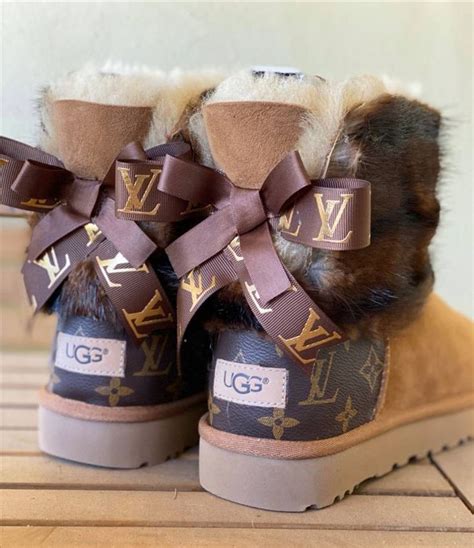 ugg lv boots|louis vuitton ugg style boots.